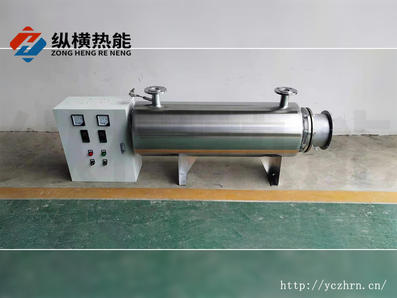 功率50kw不銹鋼管道加熱器