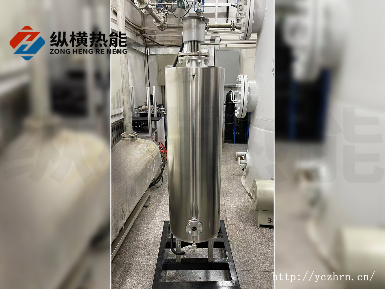 10kw立式不銹鋼壓縮空氣500度加熱器
